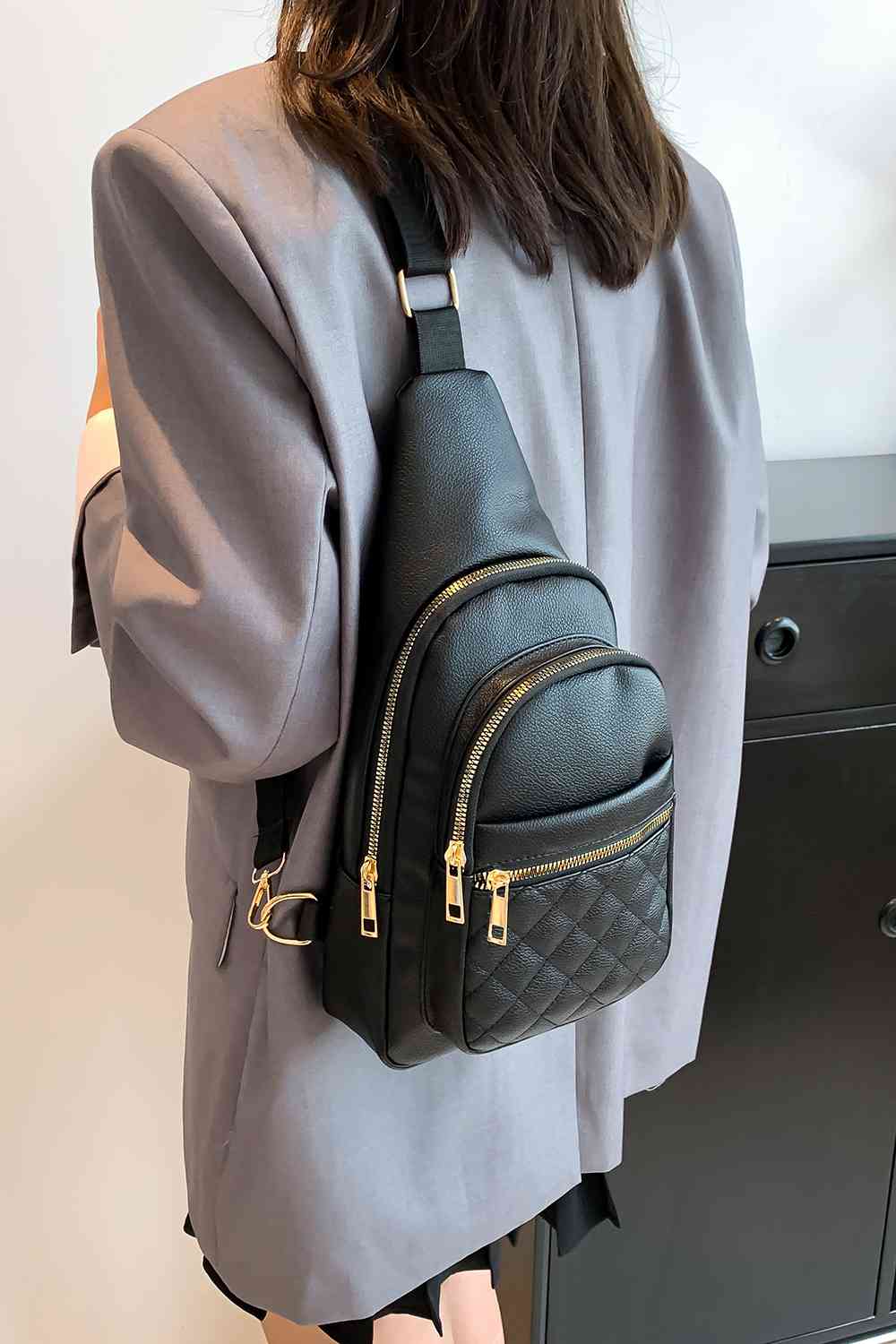 YesteryearPassionate PU Leather Sling Bag