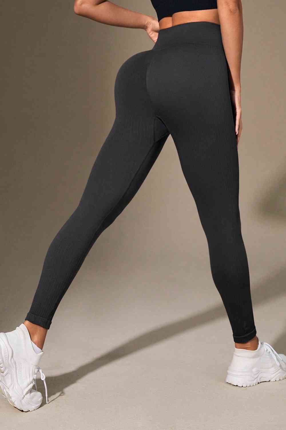 Charcoal Wide Waistband Sports Leggings