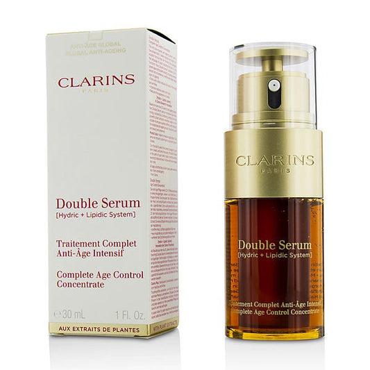 Clarins Double Serum (Hydric + Lipidic System) Complete Age Control Concentrate | 30ml (1oz)