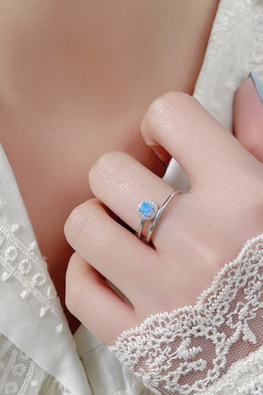 Women's Opal Bypass Ring