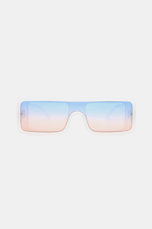 HANNAH MEA Polycarbonate Frame Rectangle Sunglasses