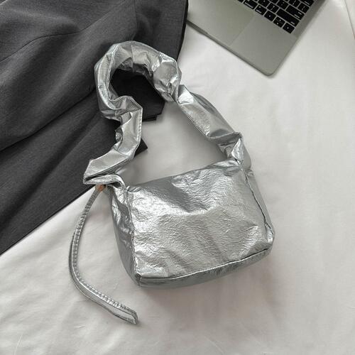 Signature Keepsake Bags PU Leather Drawstring Shoulder Bag