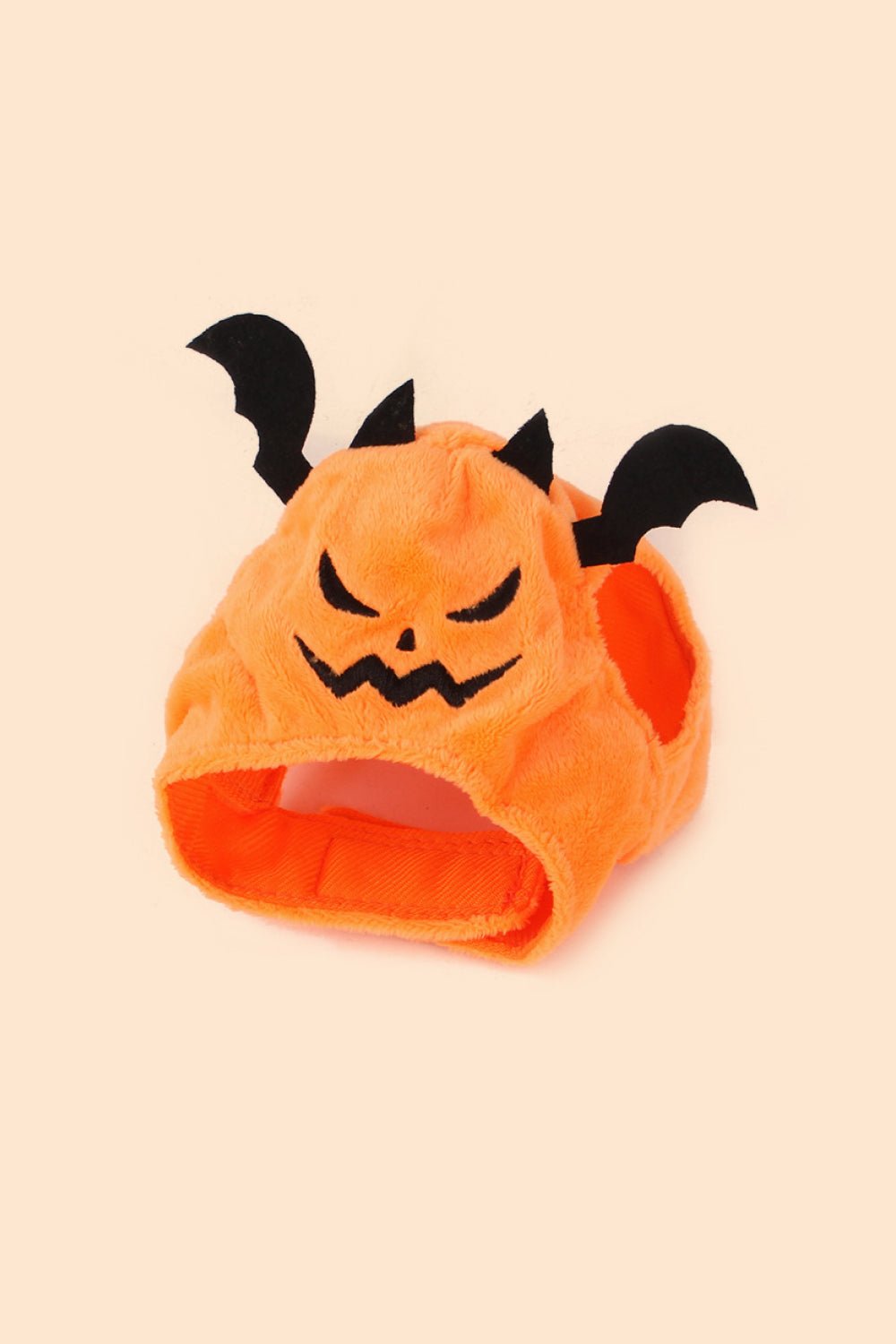 Halloween Pet 2-Pack Jack-O-Lantern with Bat Wings Costume Hat Set