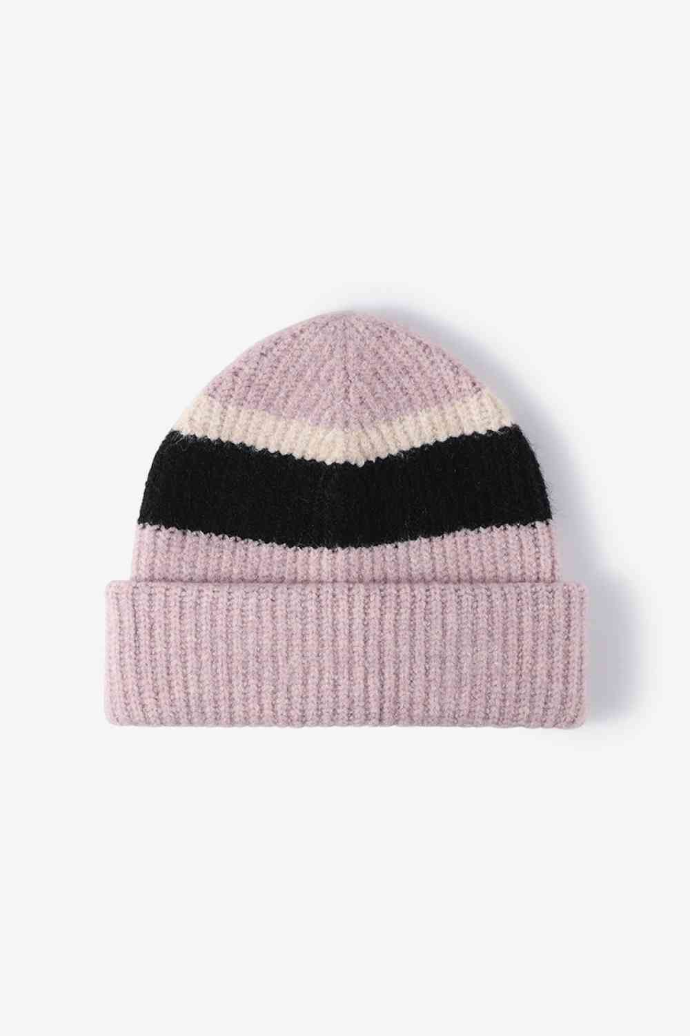 EZBeanie Tricolor Cuffed Hat Knit Beanie