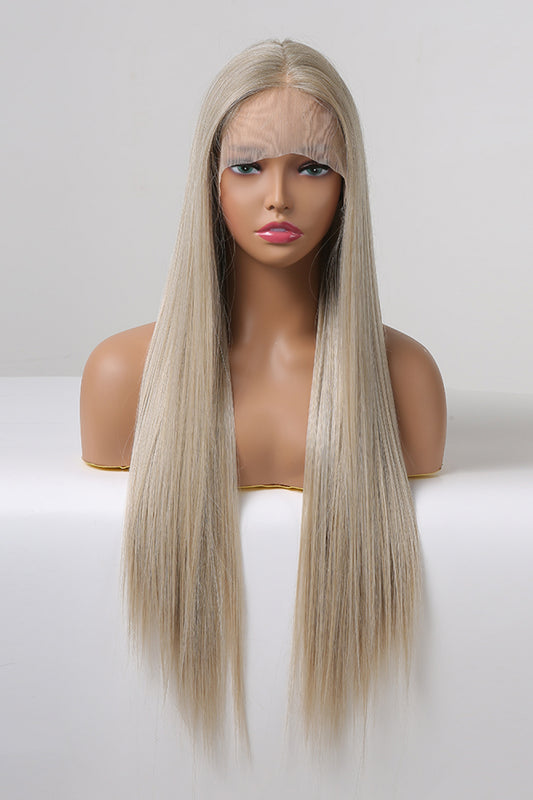 13*2" Women's Lace Front Wigs Synthetic Long Straight 27" 150% Density