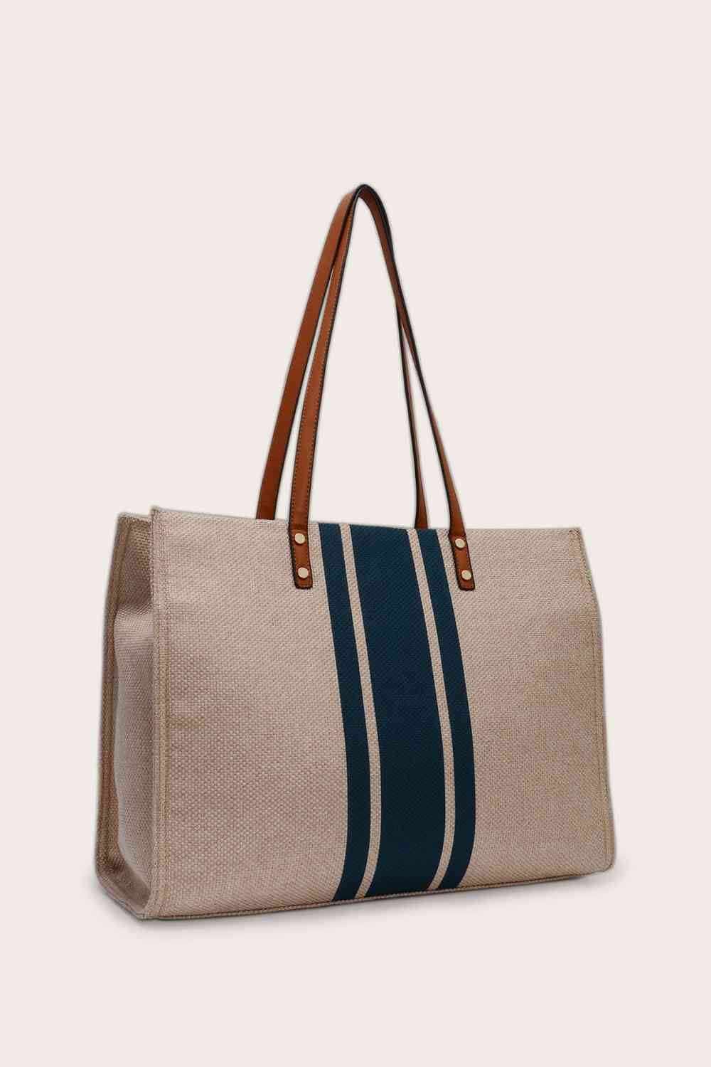 Georgina Oversized Striped Tote Bag