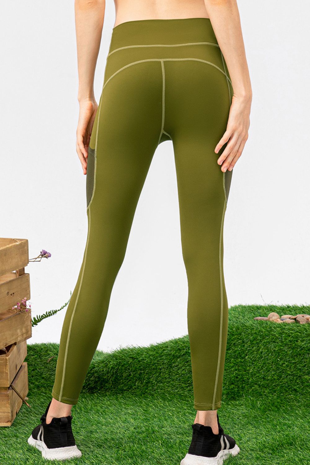 SAVANNAH LEA Full Size High Waist Slim Fit Long Sports Pants