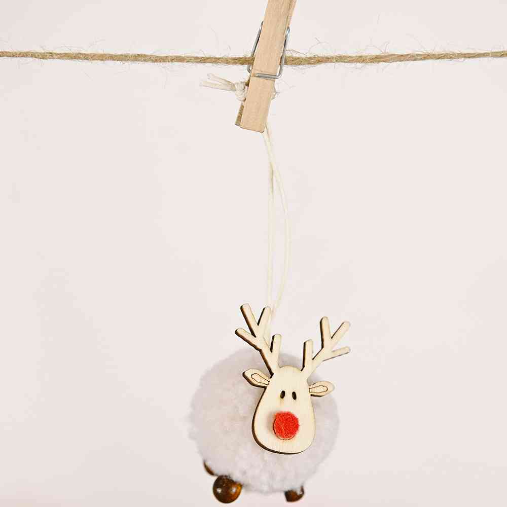 4-Piece Reindeer Hanging Christmas Widgets