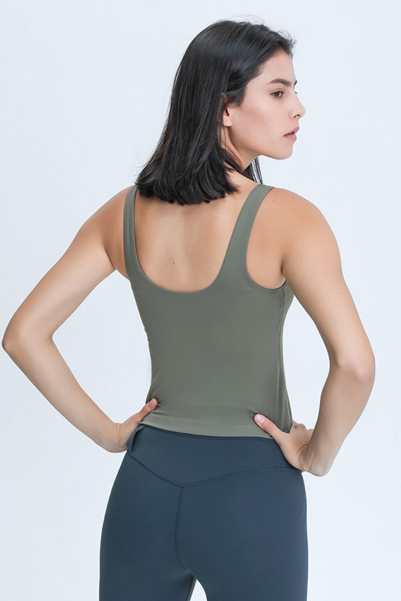 ROSE&THORN V Neck Active Tank