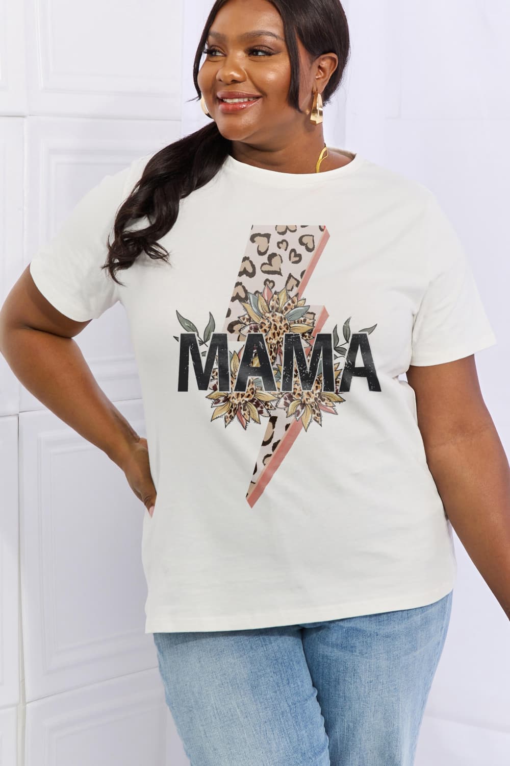 Simply Love Full Size MAMA Graphic Cotton Tee