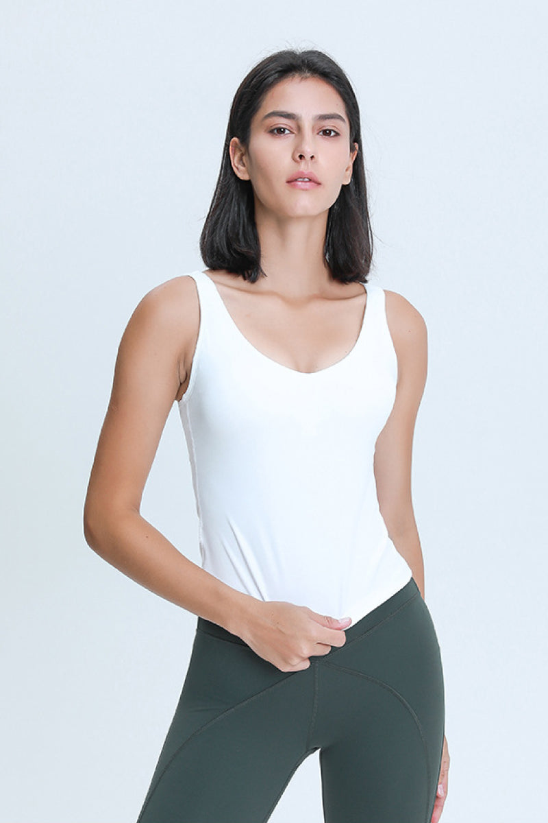 ROSE&THORN V Neck Active Tank