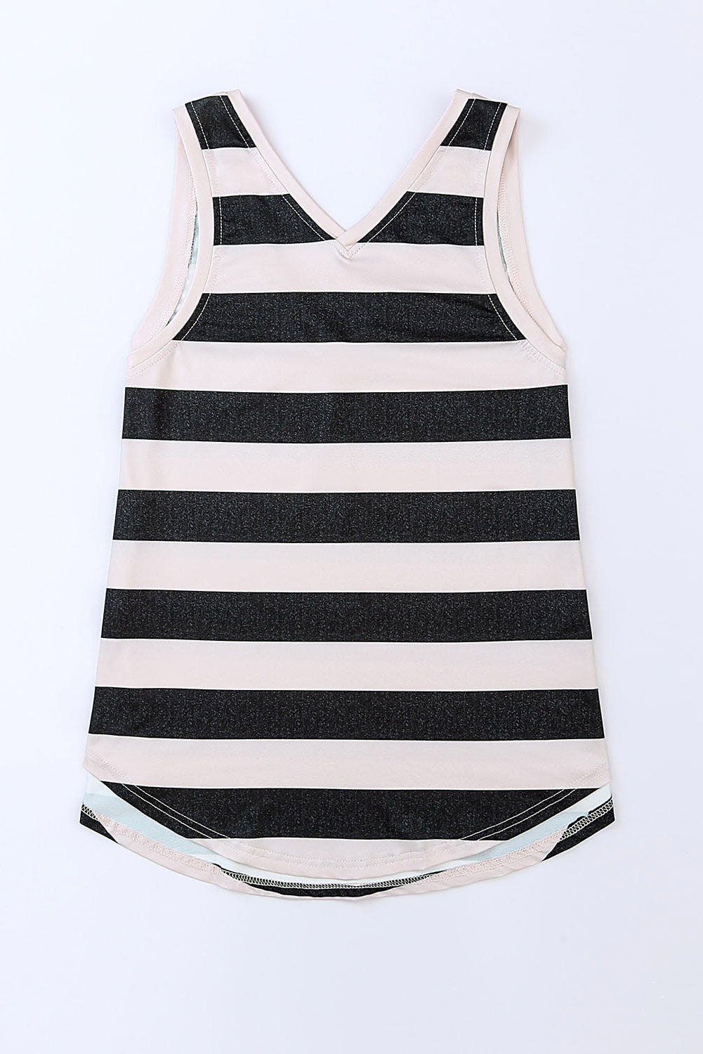 Women's Striped V-Neck Tank