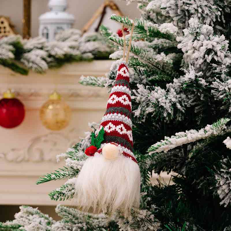Assorted Christmas 2-Piece Light-Up Gnome Hanging Widgets Ornaments