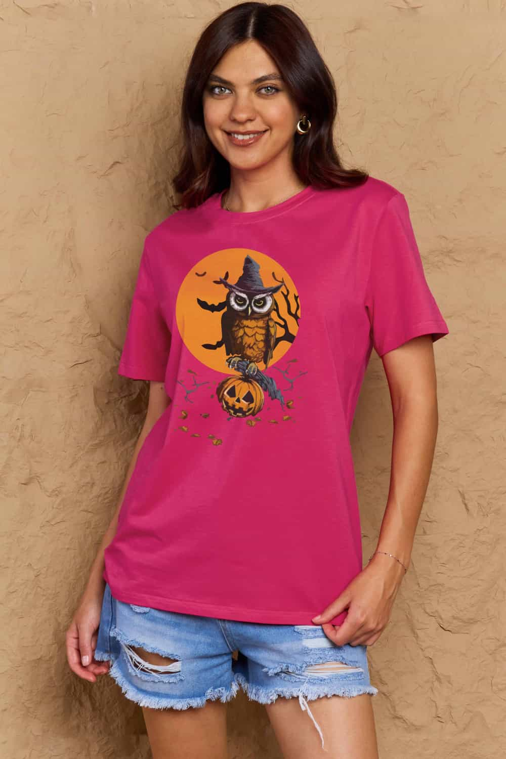 Simply Love Full Size Halloween Theme Graphic Cotton T-Shirt