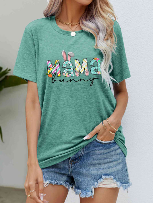 Seasonal MAMA BUNNY Easter Graphic Tee