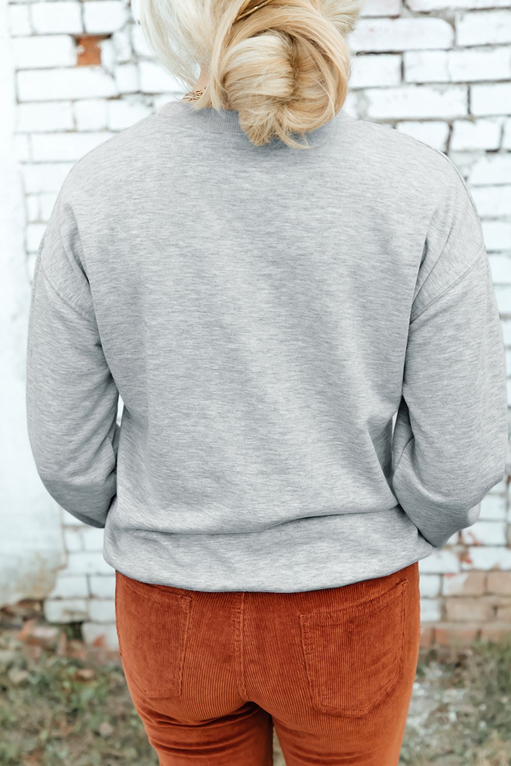 Women's Full Size Casual Weekend Letter Graphic Sweatshirt