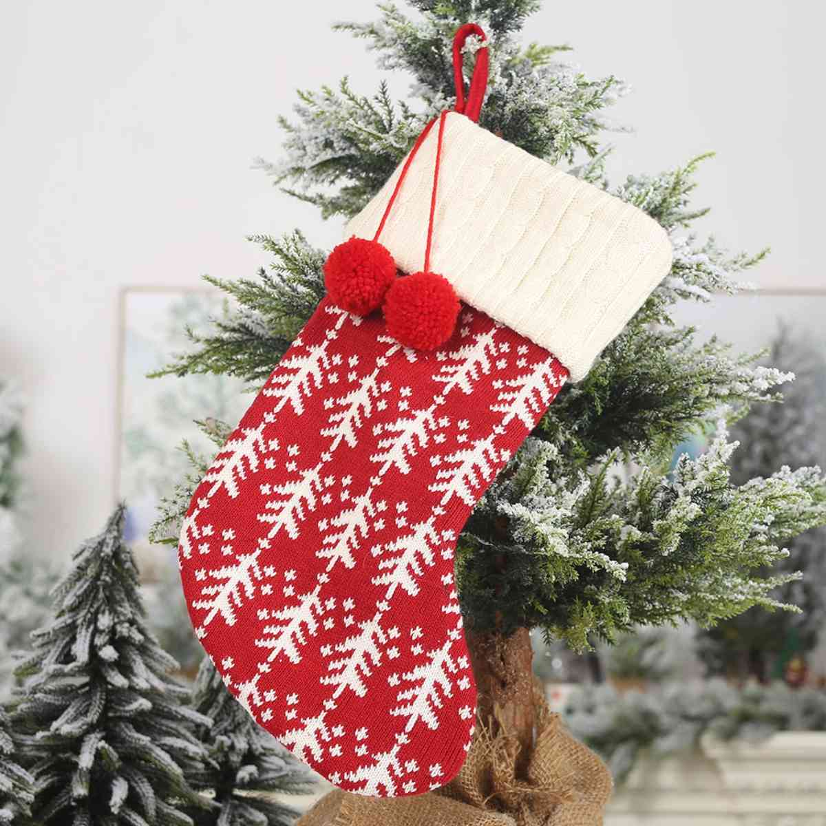 Christmas Stocking Hanging Widget in Assorted Styles 16.1" H x 7.5" W