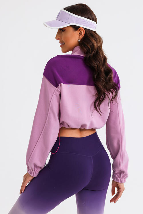 ShaysCoatsnMore Contrast Drawstring Zip Up Jacket