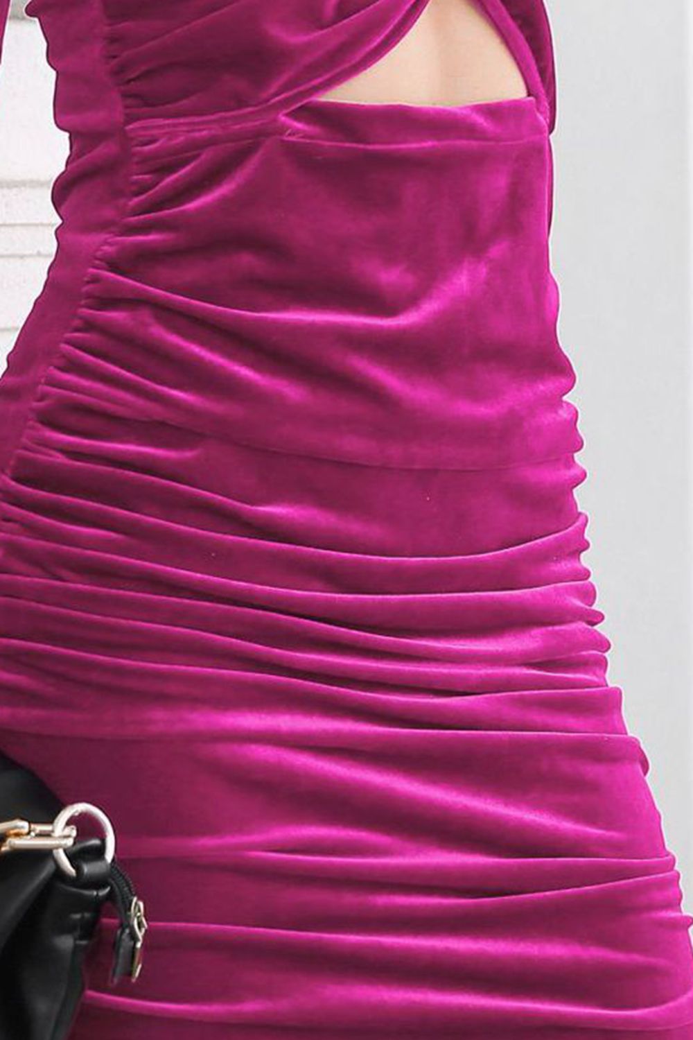 Avery Aria Twist Front Cutout Long Sleeve Dress