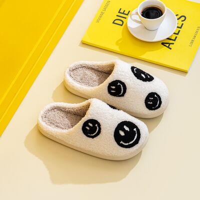 Melody Smiley Face Black Smile Mix Slippers