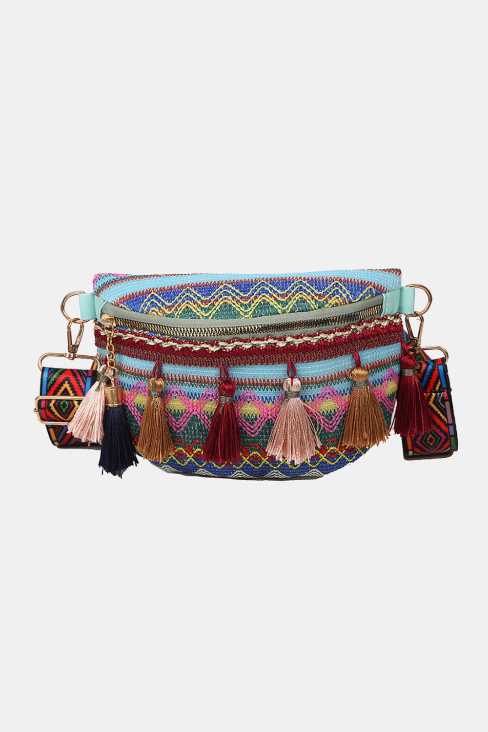 SO CHIC Bohemian Sling Bag with Tassels