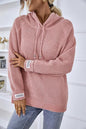 SnuggleTime Drawstring Long Sleeve Hooded Sweater