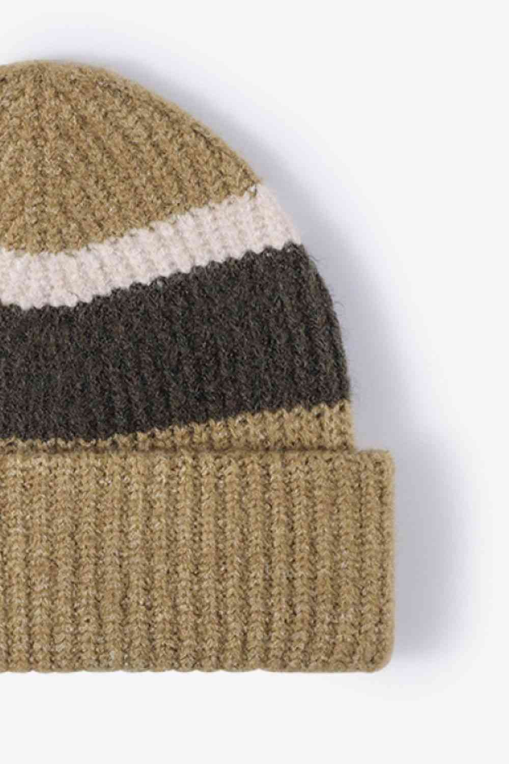 EZBeanie Tricolor Cuffed Hat Knit Beanie