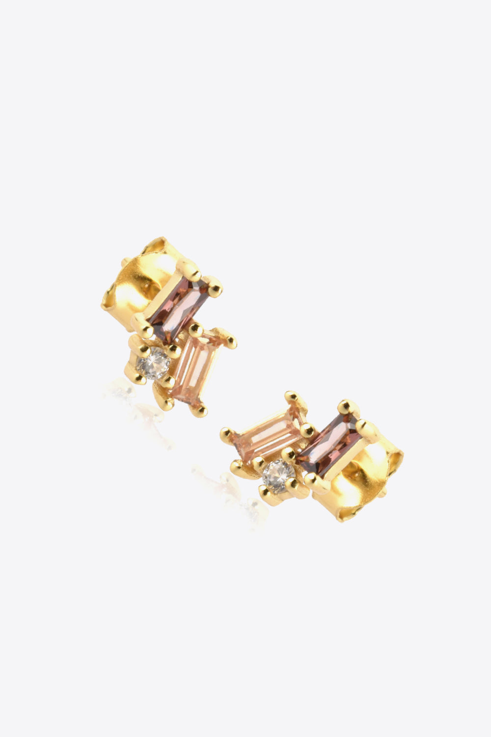 Zircon 925 Sterling Silver Stud Earrings