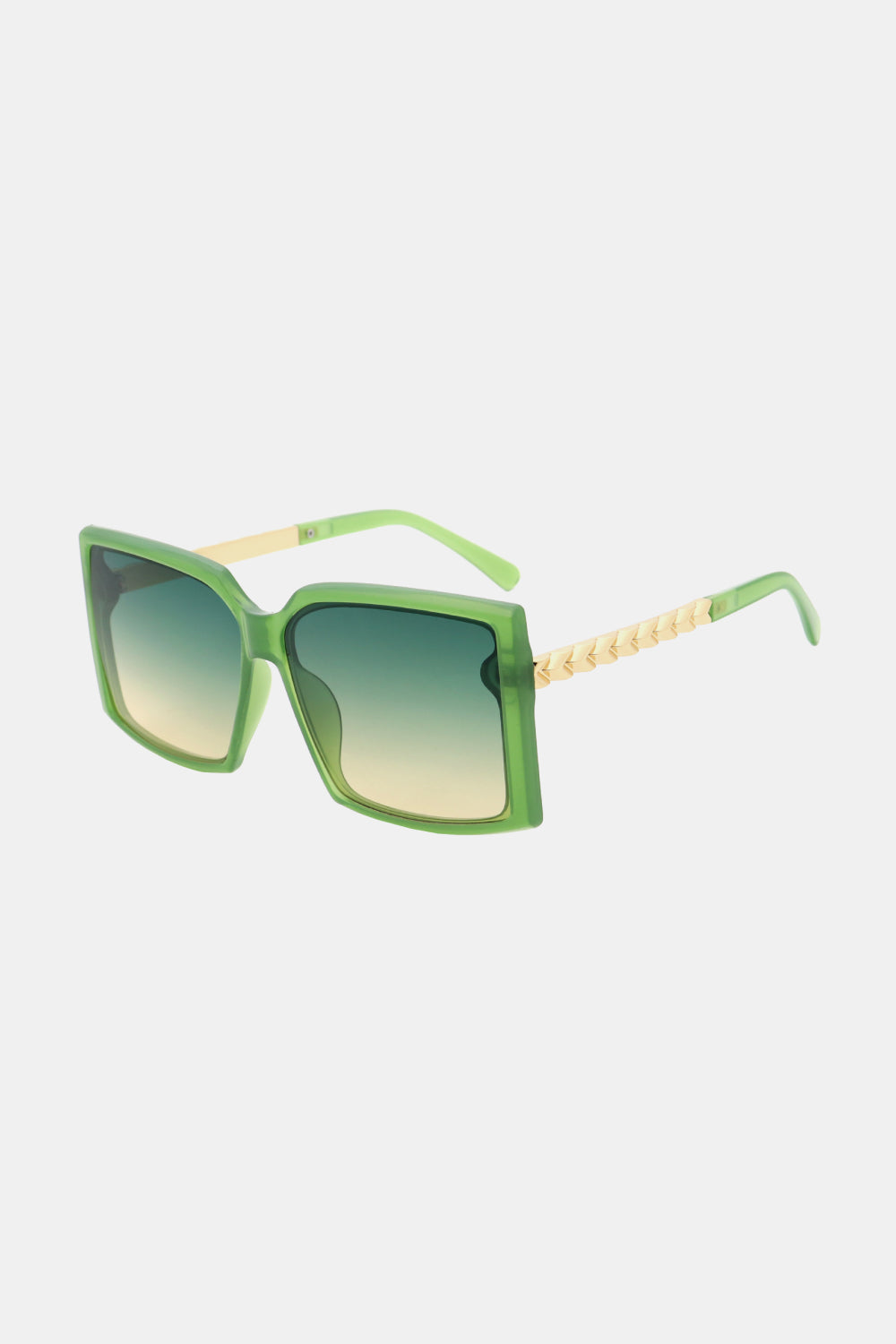 HANNAH MEA Polycarbonate Frame Square Sunglasses