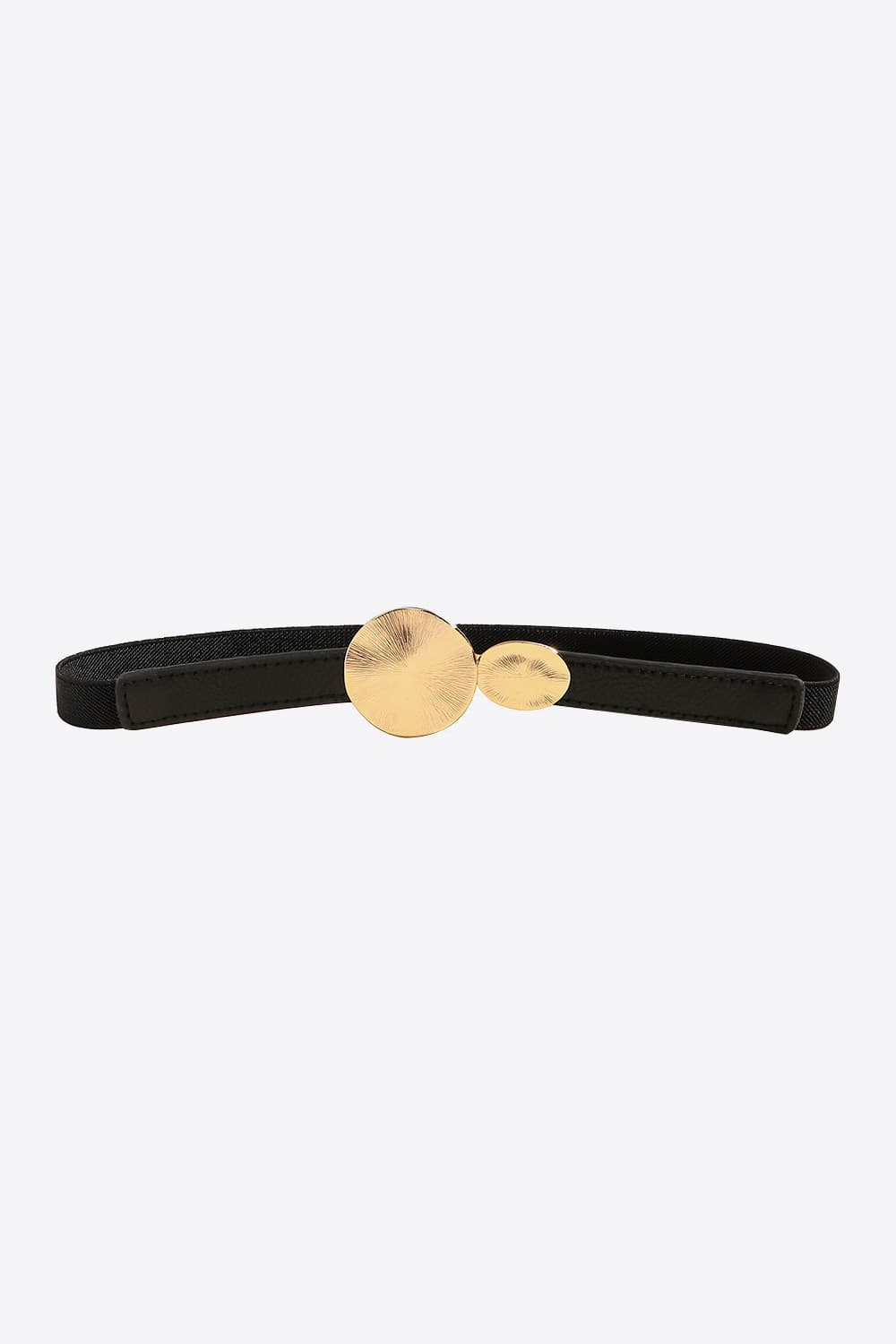 Black, Caramel, or Ivory One Size PU Leather Belt