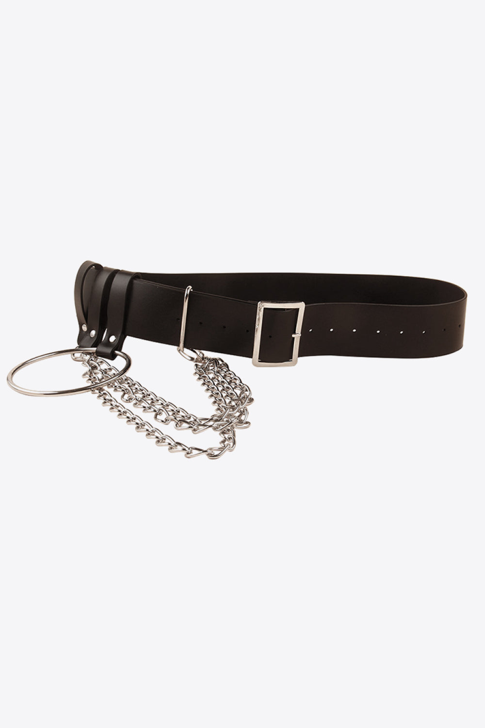 Jessica Anne Beauty PU Belt with Chain