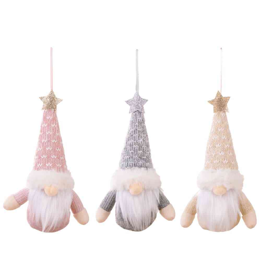Winter Christmas Assorted 2-Piece Faceless Gnome Hanging Widgets