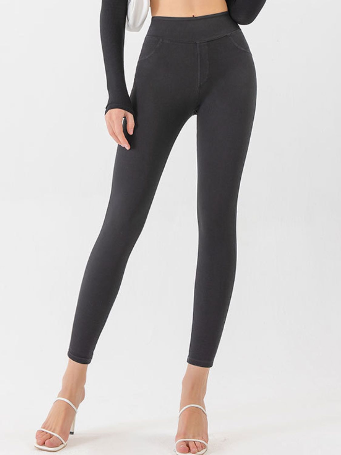 EMMA & ELLA High Waist Cropped Active Leggings