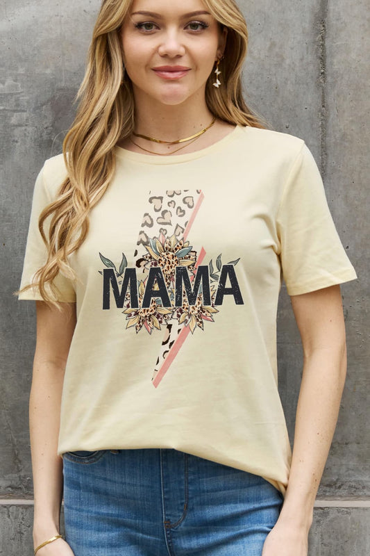 Simply Love Full Size MAMA Graphic Cotton Tee