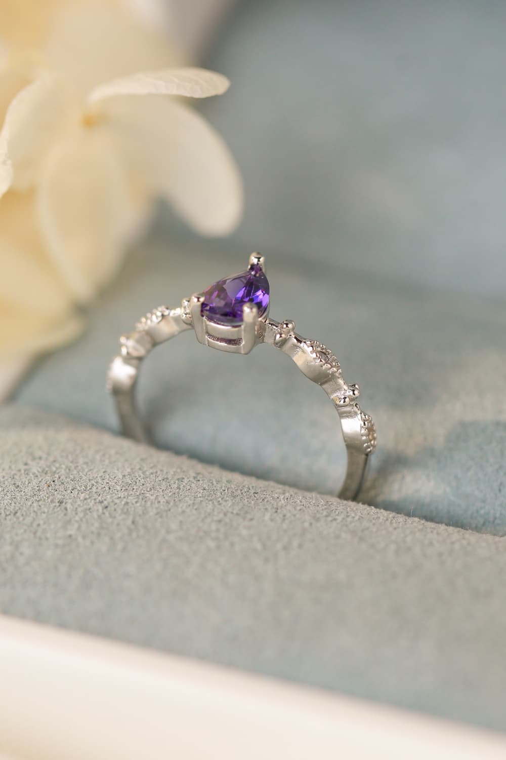 Ariel&Emaline Amethyst 925 Sterling Silver Ring