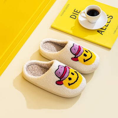 Melody Smiley Face Cowboy Smile Slippers