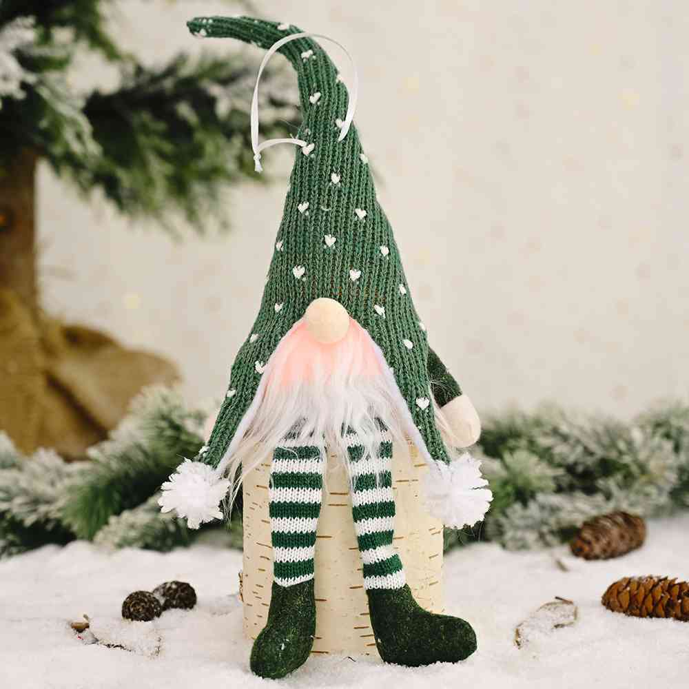 Winter Christmas Light-Up Long Leg Faceless Gnome
