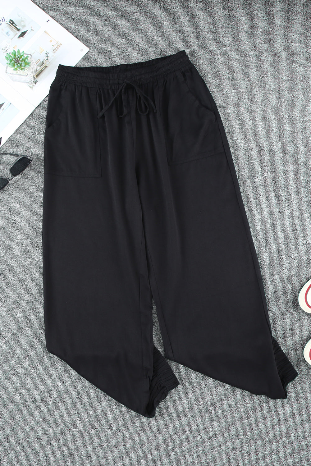 Women's Drawstring Waist Joggers with Pockets