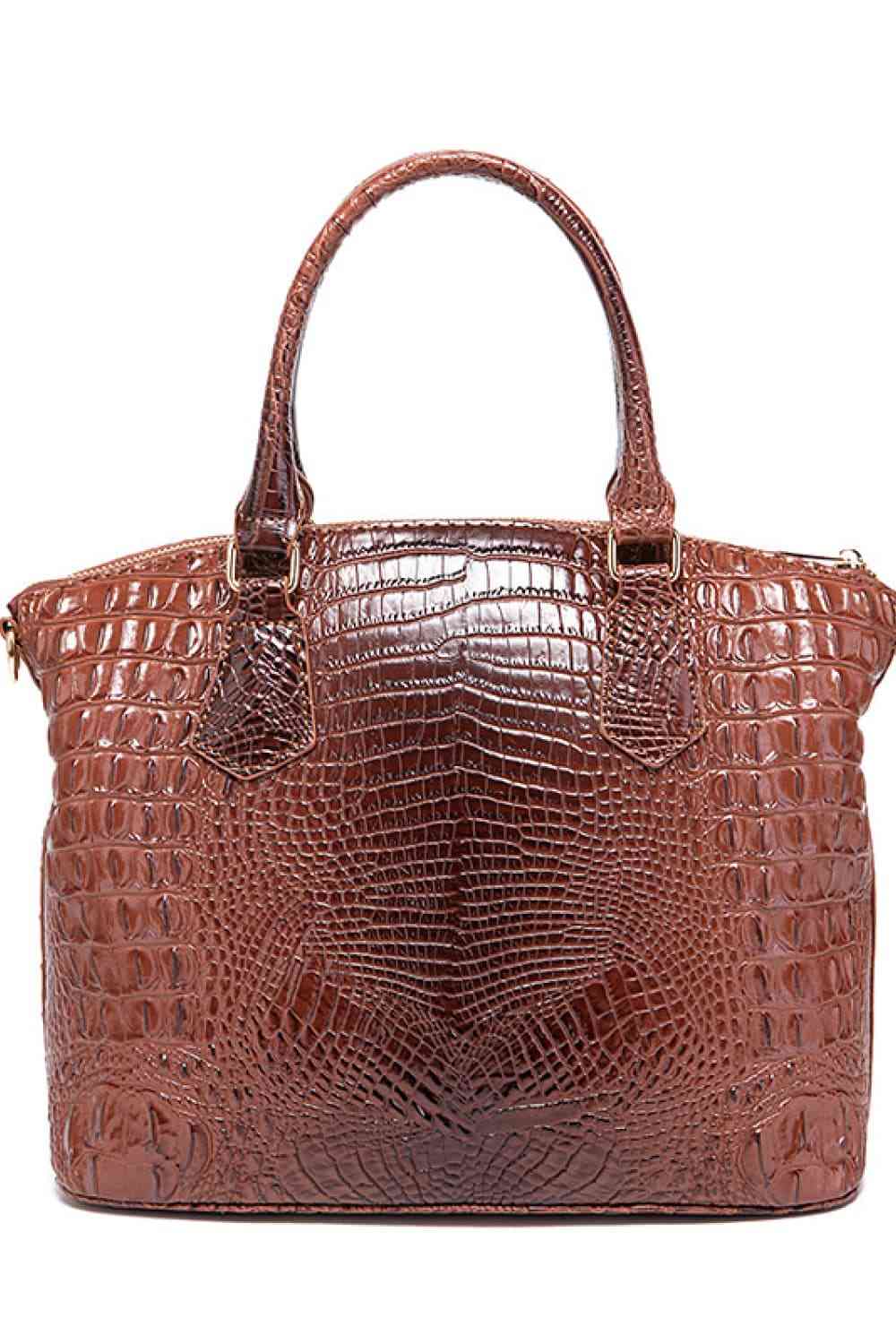 Ava Mea PU Croc Leather Handbag