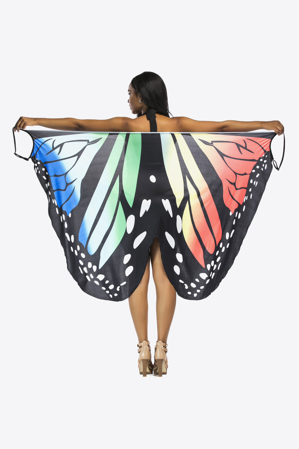 NY SWIM Butterfly Spaghetti Strap Cover Up