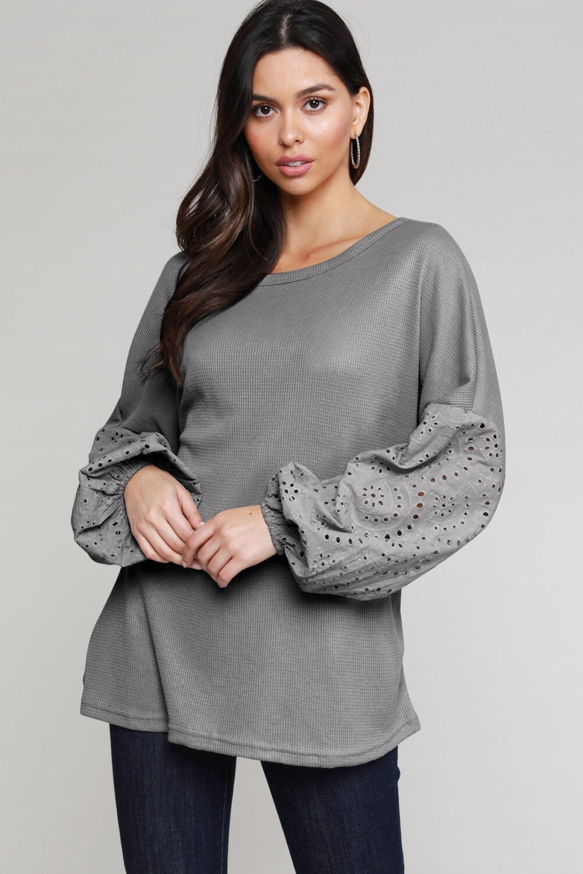 Loose Casual Puffy Sleeve Top