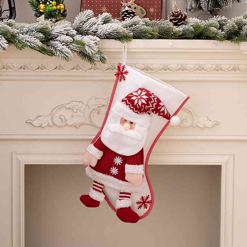 Christmas Santa or Snowman Stocking Hanging Widget