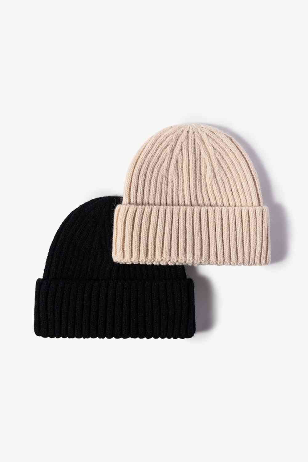 Rib-Knit Cuff Beanie