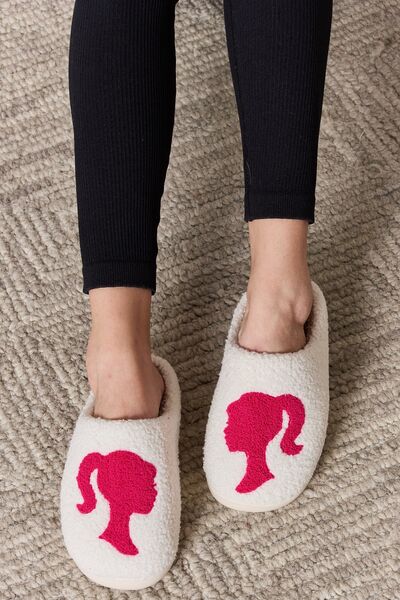 Barbie Melody Graphic Cozy Slippers