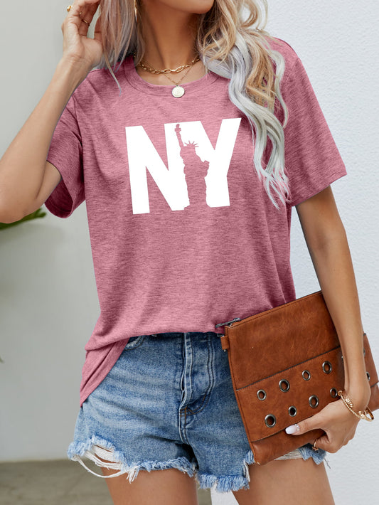 Malibu Dreams NY the Statue of Liberty Graphic Tee