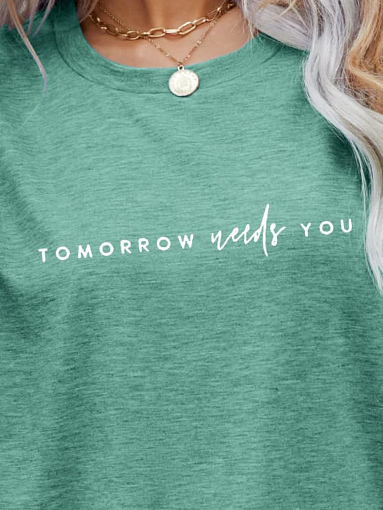 Malibu Dreams TOMORROW NEEDS YOU Graphic Tee