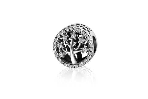 Tree of Life One Piece 925 Sterling Silver Bead Charm