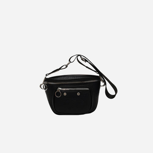 Bags to Love Forever Texture PU Leather Crossbody Bag