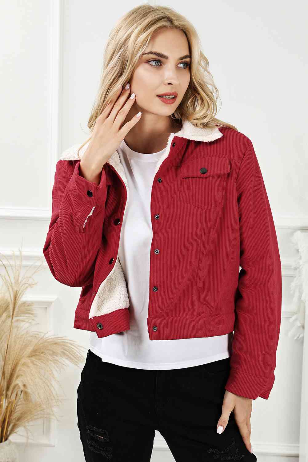 Abigail Snap Down Collared Jacket