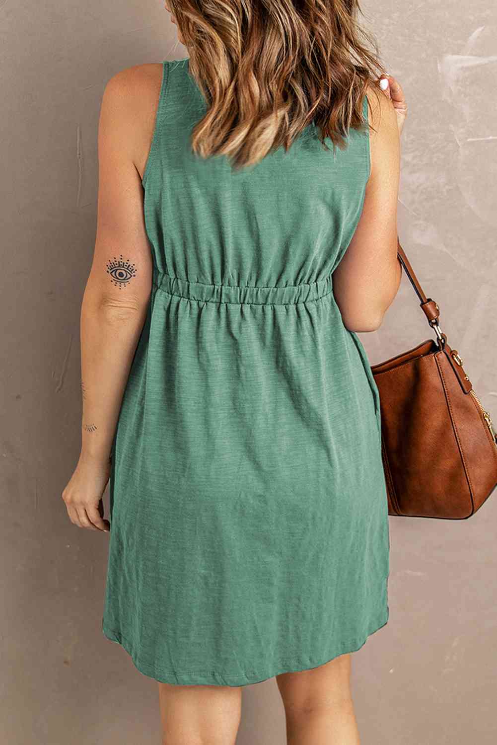 Women's Dana Sleeveless Button Down Mini Magic Dress